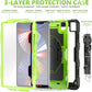 FANSONG Case for iPro 12.9 inch 2022 2021 2020 2018, Cover for iPad Pro 6th 5th 4th 3rd Gen Shockproof with Screen Protector Pencil Holder 360° Stand Handle Shoulder Strap Heavy for iPad Pro 12.9 inch