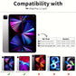 For IPad Case Transparent Acrylic Material Bending Resistant Detachable 720° Rotation TPU Silicone Soft Edge Case For IPad 2022 M2 Pro 11 Ipad 10.2 Inch Ipad 7th 8th 9th Generation 2021 Case Can Be Adsorbed On The Refr
