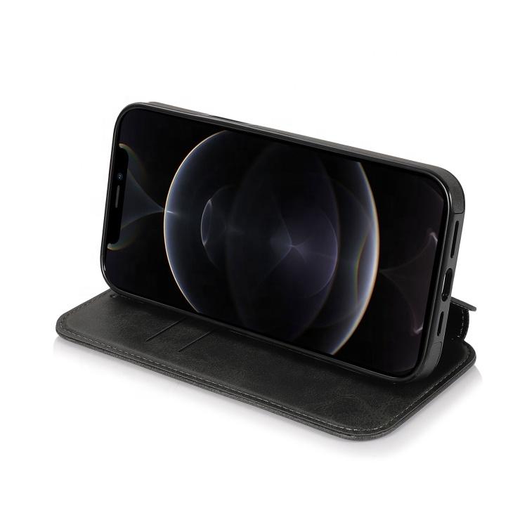 Hot Sale Magnetic Closure PU + TPU Leather Protective Case with Card Slots Designer for iPhone Cover and Card Holder