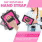 iPad Pro 12.9 inch Case 6th 2022 2021 5th Generation iPad Pro 12.9 Inch 2020 4th Gen with Screen Protector Pencil Holder Kids Shockproof Rugged Silicone Cover 360 Stand Hand Strap Black