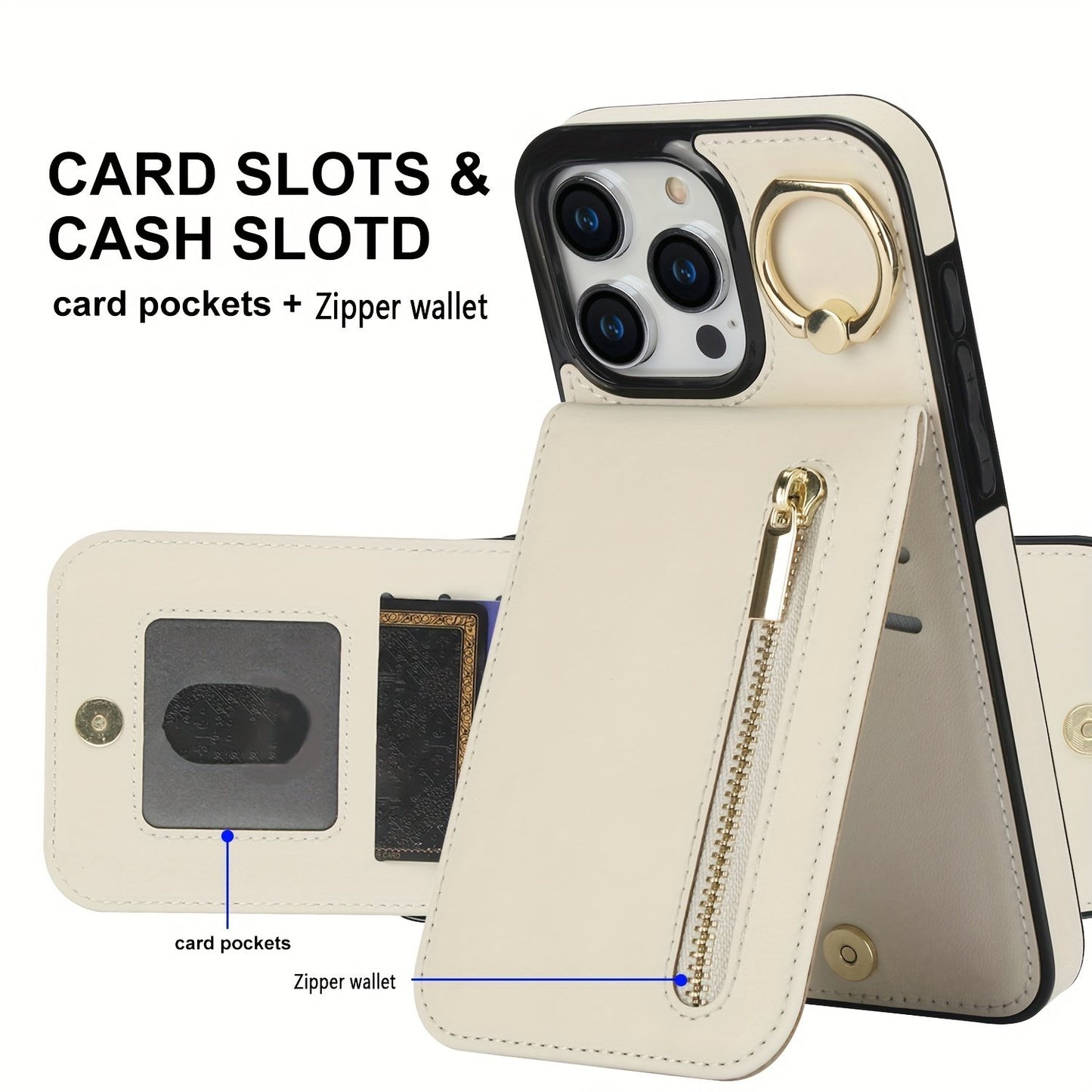 Luxusy Retro Faux Leather Phone Case For IPhone 15/14/13/12/11 Pro Max 13 Mini 12 Mini XS Max XR 7/8 Plus Fashion Upholstered Shockproof Cover With Ring Holder Protect Cover