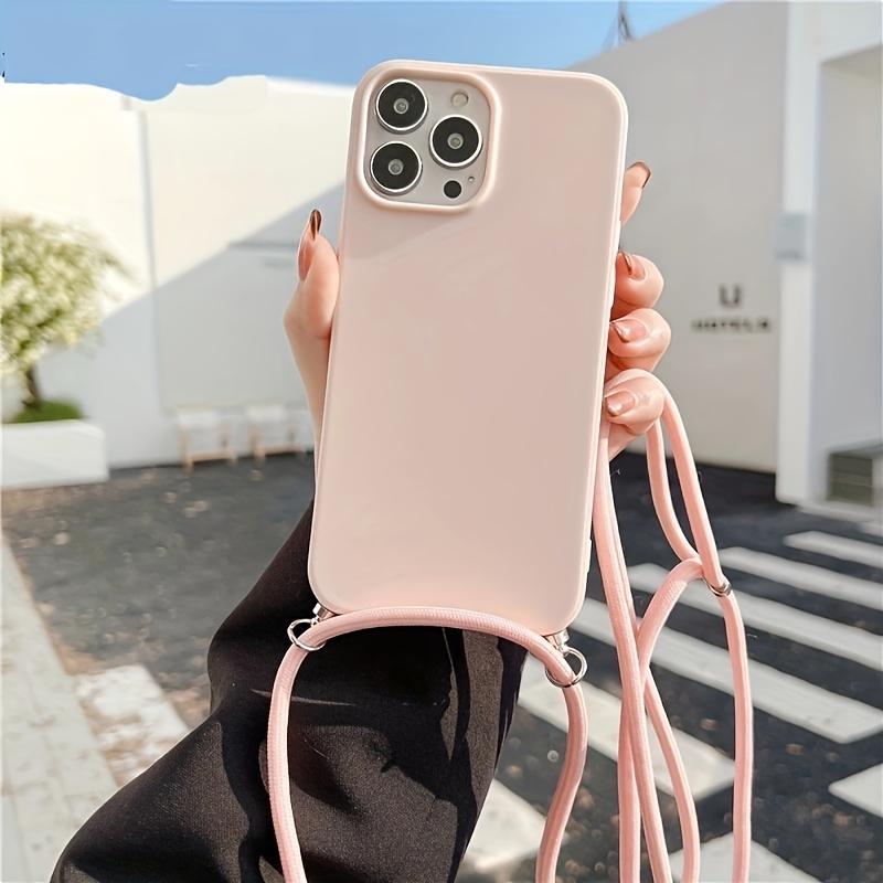 Crossbody Necklace Strap Lanyard Cord Silicone Phone Case For IPhone 14, 13, 12 Pro Max, 11 Pro Max, Plus Cover