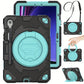 Case for Samsung Galaxy Tab S9 FE 5G 10.9''/ Tab S9 11'' 2023: Heavy Duty Protection Case with Screen Protector, S Pen Holder, [360 Rotating Hand Grip] &Stand, S9 FE/S9 Tablet Case