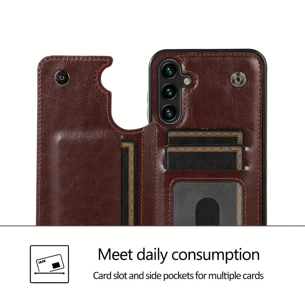PU Leather Card Holder Wallet Case for Samsung Galaxy A14 A54 A52 A72 A42 A32 A22 A82 A13 A33 A53 A73 Kickstand Durable Shockproof Cover