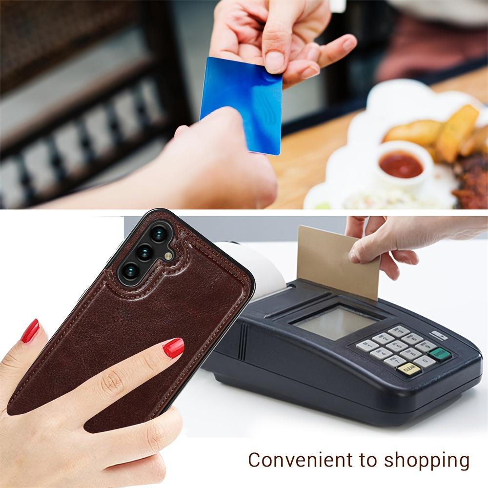 PU Leather Card Holder Wallet Case for Samsung Galaxy A14 A54 A52 A72 A42 A32 A22 A82 A13 A33 A53 A73 Kickstand Durable Shockproof Cover