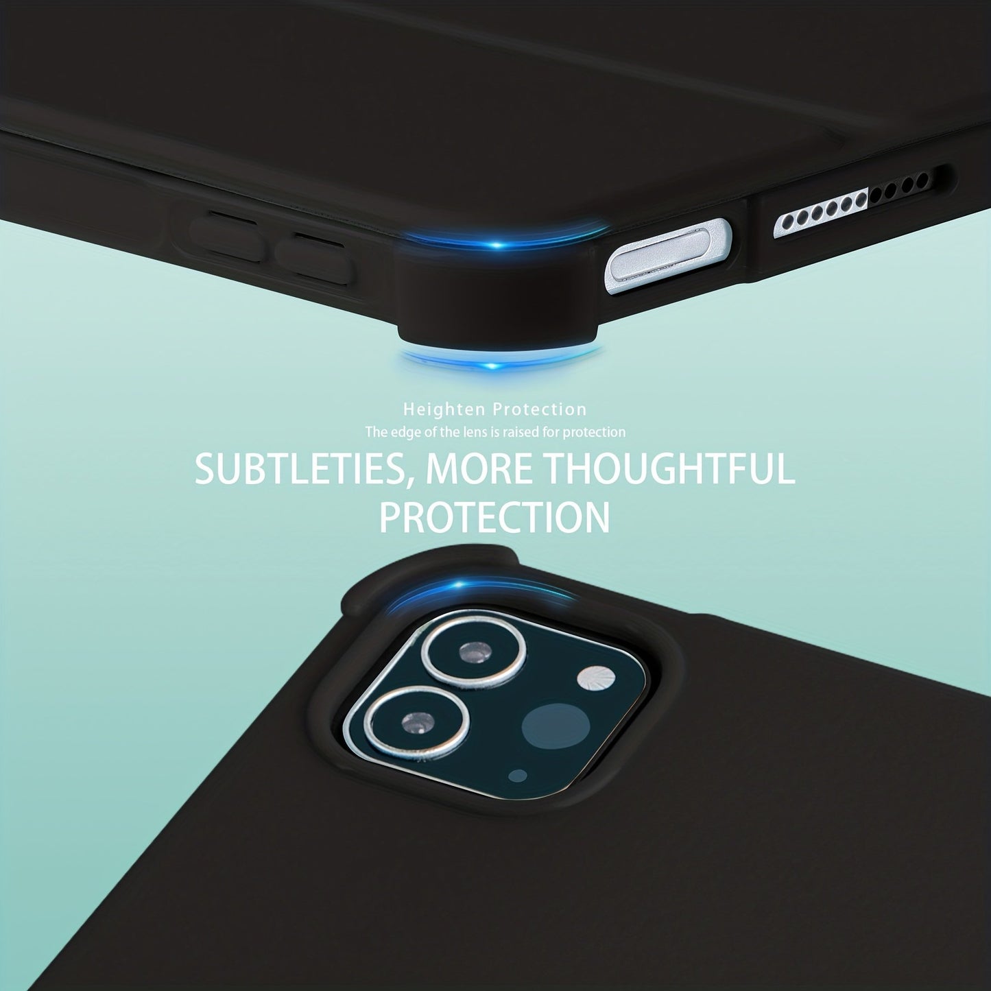 A Solid Color With A Pen Slot And Anti-drop Corners, Magnetic Sleep, Three-fold, Two Types Of Bracket, Honeycomb Heat Dissipation Bottom Shell Tablet Protective Cover Suitable For Mini4/mini5th/mini6/9.7/10.2/10.5/10.9/11/10th/12.9 Apple Models, Different
