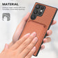 2-in-1 Card Holder With Card Leather Pattern Phone Case For Samsung S22 S23 S24 S24Plus S24Ultra