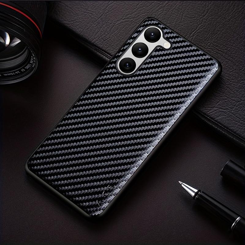 Carbon Fibre Shockproof Slim Case For Samsung Galaxy S23 S22 S21 FE Plus Ultra Non-Slip Full Body Protective Phone Case