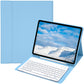 Keyboard Case for iPad Air 1/Air 2/Air 3/Air 4/Air 5, iPad 5th/6th/7th/8th/9th/10th Generation, iPad Pro 12.9 Inch 2020/2021/2022, iPad Pro 11 Inch 2018/2020/2021/2022 with Pen Holder - Soft TPU Back Cover with Magnetically Detachable Wireless BT Keyboard