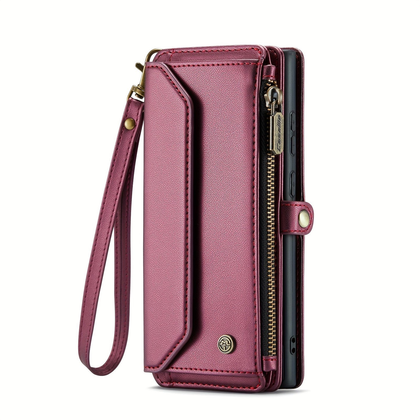 New Flip Wallet Style Phone Case With Zipper, For Samsung Galaxy S10Plus/ S20ultra/ S21plus/S22ultra/S24 Series/S24 Series/A12/A13/ A14/A15/A01S/A53/A54/A71/A72 4G 5G/Galaxy Note 10 Plus/Note20