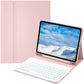 Keyboard Case for iPad Air 1/Air 2/Air 3/Air 4/Air 5, iPad 5th/6th/7th/8th/9th/10th Generation, iPad Pro 12.9 Inch 2020/2021/2022, iPad Pro 11 Inch 2018/2020/2021/2022 with Pen Holder - Soft TPU Back Cover with Magnetically Detachable Wireless BT Keyboard