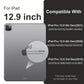 For iPad Pro 12.9 Case with Keyboard, iPad 12.9 Pro Case with Keyboard for 12.9 inch 6th Generation 5th 4th 3rd Gen, iPad Pro 12.9 Keyboard 7 Colors Backlit Accessories with Pencil Holder