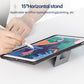 Hand Hold Rotation Waterproof Anti-fouling Fabric Texture Case Cover For iPad Pro Air 4 5 10.9 inch With Pencil Slot Logo Custom