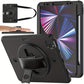 Case For IPad Air 4/Air 5 10.9-inch, For Pro 11-inch2022/2021/2020/2018; With Strong Protection, Screen Protector, Hand Strap, Shoulder Strap, Rotating Stand, Pencil Holder