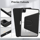 For New IPad Case 720° Rotation 2021 Apple 10.2-inch Tablet 2020ipad Case Pro11 With Pen Slot 2019 Transparent 12.9 Acrylic Air4/5 10 10th Generation Mini6 Computer 7/8/9 Generation Leather Case Mini45