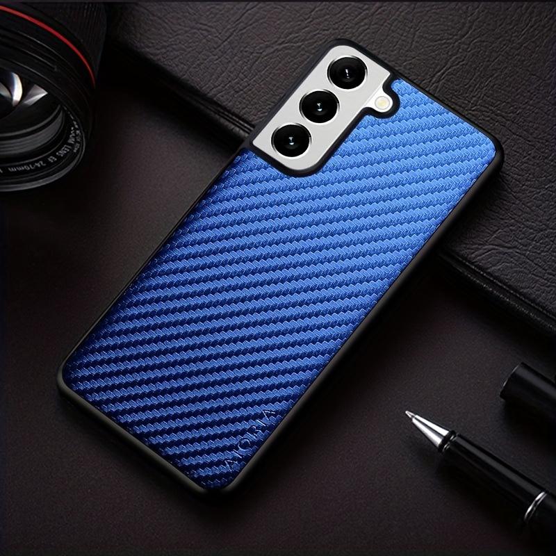 Carbon Fibre Shockproof Slim Case For Samsung Galaxy S23 S22 S21 FE Plus Ultra Non-Slip Full Body Protective Phone Case