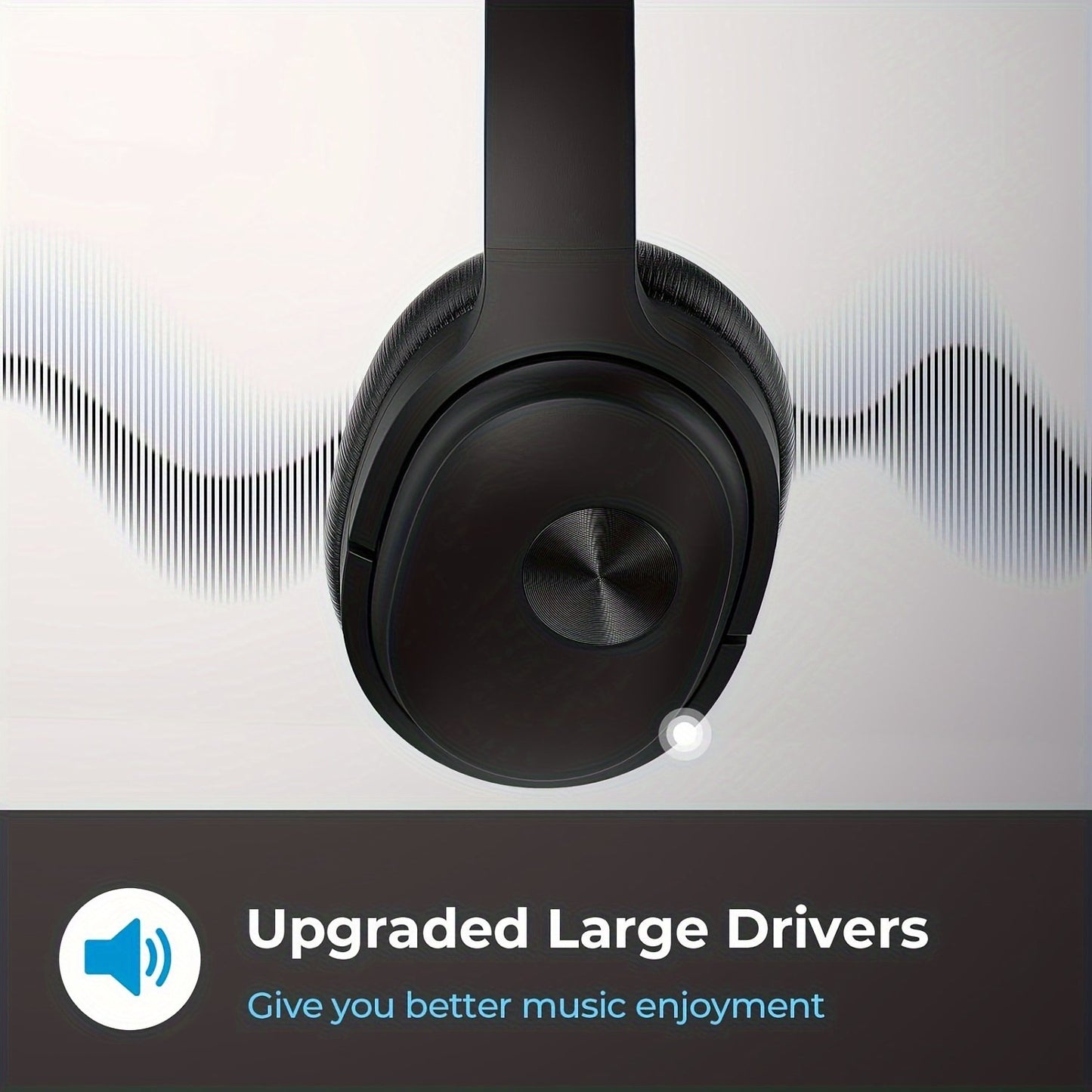 Hybrid Active Noise Cancelling Headphones Wireless Headphones