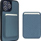 Magnetic Phone Case for iPhone 13 Pro Max 2021 Compatible with Mag-Safe,PU Leather iPhone 13 Pro Max 6.7 inch Case with Detachable Phone Card Holder,Card Slot Wallet Phone Case Blue