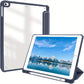 Premium Case For IPad Air 1/Air 2/Air 3/Air 4/Air 5, For IPad 5th/6th/7th/8th/9th/10th Generation, For IPad Pro 12.9 Inch 2020/2021/2022, For IPad Pro 11 Inch 2018/2020/2021/2022 With Pen Holder,  Shockproof Cover W/Clear Transparen