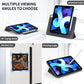 For IPad Case Transparent Acrylic Material Bending Resistant Detachable 720° Rotation TPU Silicone Soft Edge Case For IPad 2022 M2 Pro 11 Ipad 10.2 Inch Ipad 7th 8th 9th Generation 2021 Case Can Be Adsorbed On The Refr