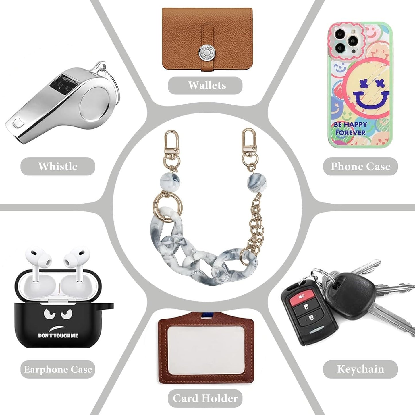 Diamond Wrist Strap Phone Lanyard Rhinestone Bling Glitter Lanyard With Phone Tether Tab Phone Wristlet Strap