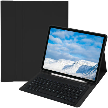 Keyboard Case for iPad Air 1/Air 2/Air 3/Air 4/Air 5, iPad 5th/6th/7th/8th/9th/10th Generation, iPad Pro 12.9 Inch 2020/2021/2022, iPad Pro 11 Inch 2018/2020/2021/2022 with Pen Holder - Soft TPU Back Cover with Magnetically Detachable Wireless BT Keyboard