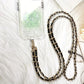 Premium Metal & Leather Mobile Phone Lanyard - Secure Your Device & Prevent Loss