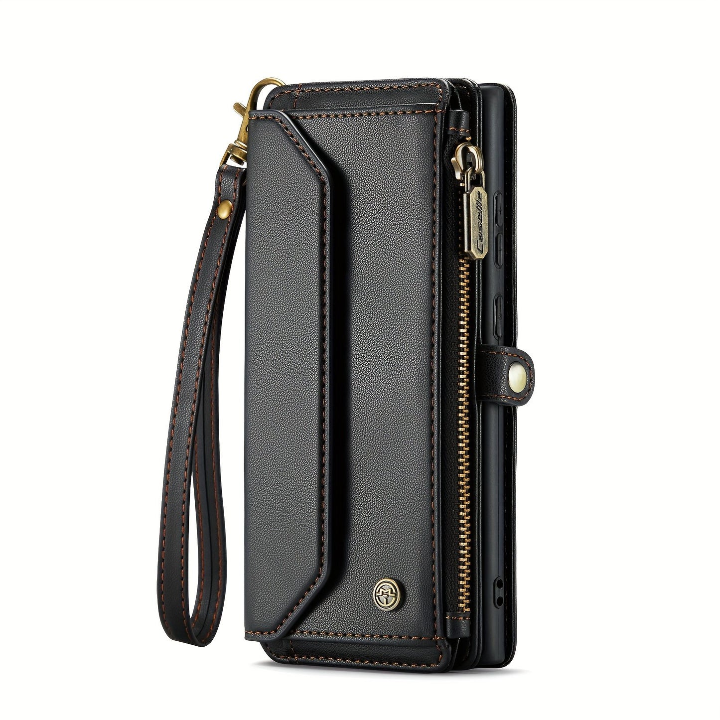New Flip Wallet Style Phone Case With Zipper, For Samsung Galaxy S10Plus/ S20ultra/ S21plus/S22ultra/S24 Series/S24 Series/A12/A13/ A14/A15/A01S/A53/A54/A71/A72 4G 5G/Galaxy Note 10 Plus/Note20