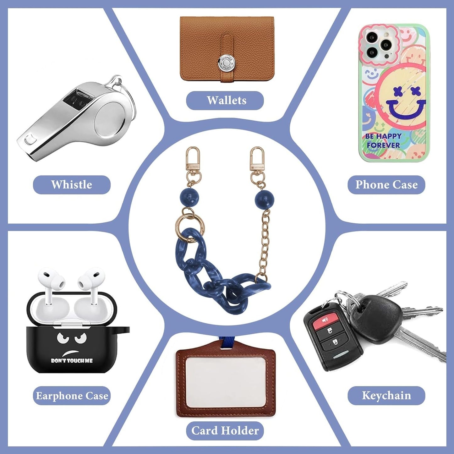 Diamond Wrist Strap Phone Lanyard Rhinestone Bling Glitter Lanyard With Phone Tether Tab Phone Wristlet Strap