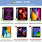 Hybrid Slim Case for iPad 10th/5th/4th Generation (2022 2020 Model, 10.9 Inch)/iPad Pro 4th/3rd/2nd/1st Generation (2022/2021/2020/2018 Model, 11 Inch),Built-in Pencil Holder -Shockproof Cover -Clear Transparent Back Shell -Support Auto Sleep/Wake