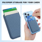 Magnetic Phone Case for iPhone 13 Pro Max 2021 Compatible with Mag-Safe,PU Leather iPhone 13 Pro Max 6.7 inch Case with Detachable Phone Card Holder,Card Slot Wallet Phone Case Blue