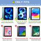 Hybrid Slim Case for iPad 10th/5th/4th Generation (2022 2020 Model, 10.9 Inch)/iPad Pro 4th/3rd/2nd/1st Generation (2022/2021/2020/2018 Model, 11 Inch),Built-in Pencil Holder -Shockproof Cover -Clear Transparent Back Shell -Support Auto Sleep/Wake