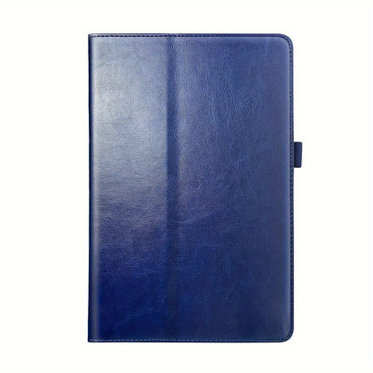 Case For Samsung Galaxy Tab A9+/A9 Plus 11 Inch 2023 Model (SM-X210/X216/X218), Premium Pu Leather Folio Cover With S Pen Holder & Hand Strap With Auto Wake/Sleep, (Note: Only Fits This Model Of Case, Tablet And Pen Not Included)