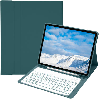 Keyboard Case for iPad Air 1/Air 2/Air 3/Air 4/Air 5, iPad 5th/6th/7th/8th/9th/10th Generation, iPad Pro 12.9 Inch 2020/2021/2022, iPad Pro 11 Inch 2018/2020/2021/2022 with Pen Holder - Soft TPU Back Cover with Magnetically Detachable Wireless BT Keyboard