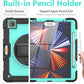 FANSONG Case for iPro 12.9 inch 2022 2021 2020 2018, Cover for iPad Pro 6th 5th 4th 3rd Gen Shockproof with Screen Protector Pencil Holder 360° Stand Handle Shoulder Strap Heavy for iPad Pro 12.9 inch