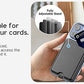 Vegan Leather Phone Wallet Stand Magnetic Card Wallet Organizer Card Holder Secure Design for iPhone mobile magnetic card holder
