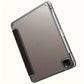 1pc Black Acrylic High Transparency Tri-fold Tablet Computer Holster, Tri-fold Support Stand Function High Transparency Acrylic Inner Case With Pen Slot, Suitable For IPad Protection