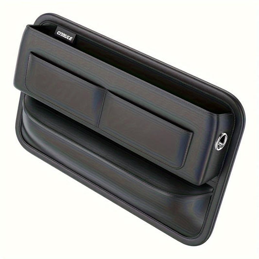 1pc Car PU Leather Storage Box, Multi-card Storage Bag, Car Front Seat Gaps Storage Box, Mobile Phone, Card, Key, Wallet Holder
