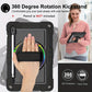 For Samsung Galaxy Tab A7 Lite A8 S6 Lite S7 FE S8 PLUS Case Military Grade Heavy Duty Shockproof Cover - Pencil Holder - Rotating Stand - Hand/Shoulder Strap - Black