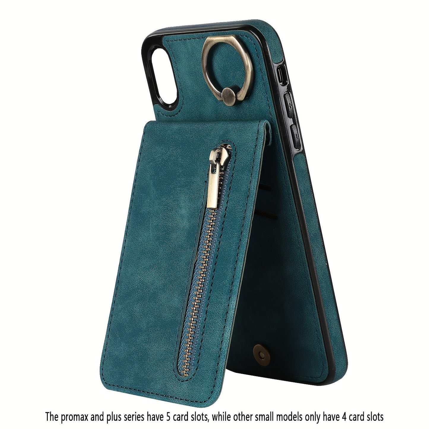 Luxusy Retro Faux Leather Phone Case For IPhone 15/14/13/12/11 Pro Max 13 Mini 12 Mini XS Max XR 7/8 Plus Fashion Upholstered Shockproof Cover With Ring Holder Protect Cover