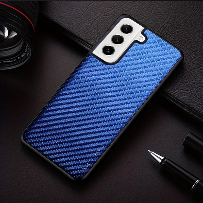 Carbon Fibre Shockproof Slim Case For Samsung Galaxy S23 S22 S21 FE Plus Ultra Non-Slip Full Body Protective Phone Case