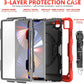 FANSONG Case for iPro 12.9 inch 2022 2021 2020 2018, Cover for iPad Pro 6th 5th 4th 3rd Gen Shockproof with Screen Protector Pencil Holder 360° Stand Handle Shoulder Strap Heavy for iPad Pro 12.9 inch