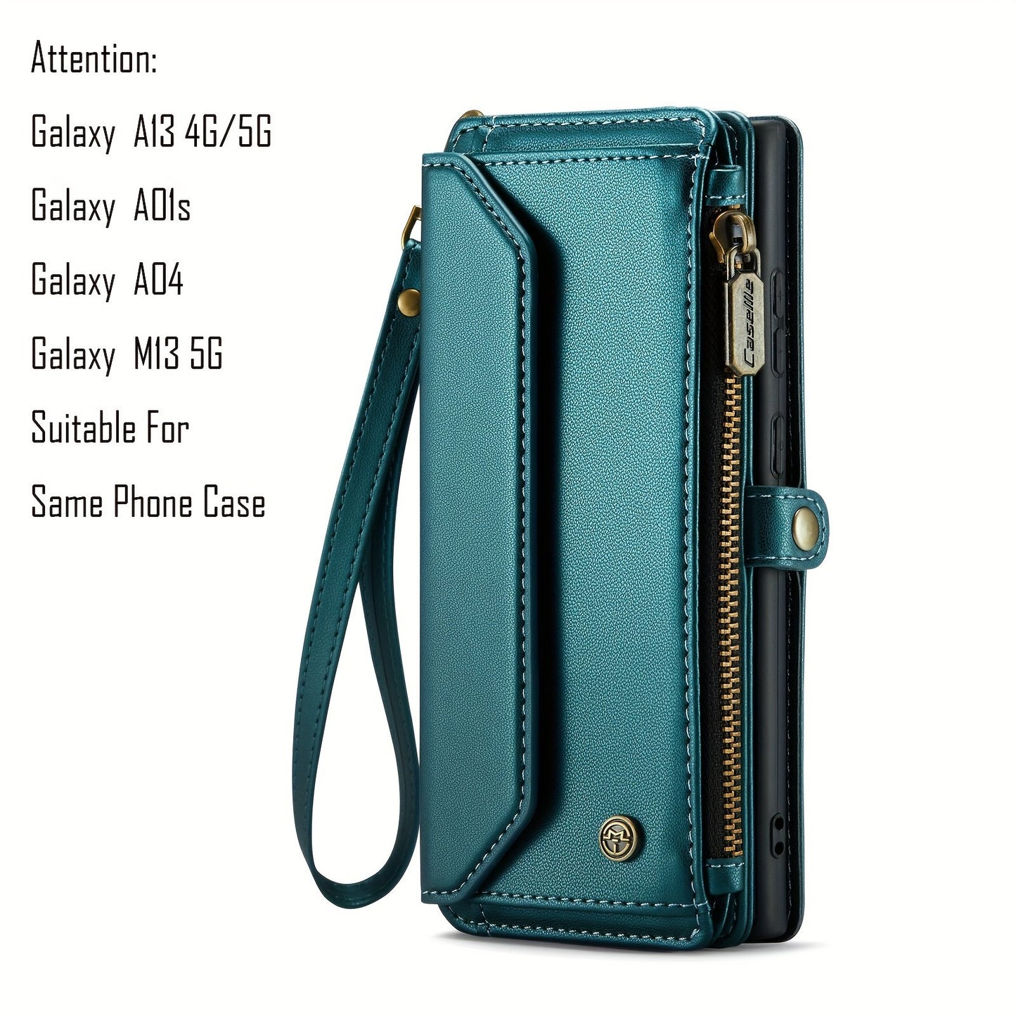 New Flip Wallet Style Phone Case With Zipper, For Samsung Galaxy S10Plus/ S20ultra/ S21plus/S22ultra/S24 Series/S24 Series/A12/A13/ A14/A15/A01S/A53/A54/A71/A72 4G 5G/Galaxy Note 10 Plus/Note20