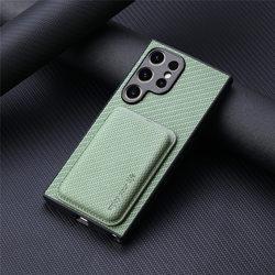 2-in-1 Card Holder With Card Leather Pattern Phone Case For Samsung S22 S23 S24 S24Plus S24Ultra