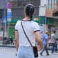 Stylish Red Oblique Chain Net Mobile Phone Case - Double-Use Anti-Lost & Anti-Fall Protection for Women