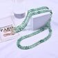 Stylish Red Oblique Chain Net Mobile Phone Case - Double-Use Anti-Lost & Anti-Fall Protection for Women