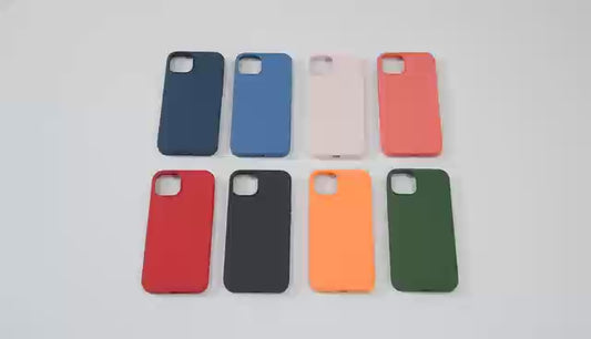 LIQUID SILICON CASE  WITH MAGNETIC WIRLESS CHARGING SHOWING ICON iphone 15 cases