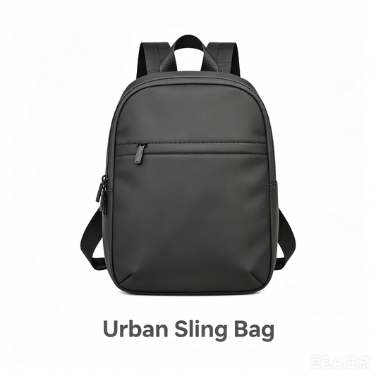 Waterproof Mini Crossbody Phone Bag, Simple Solid Color Waist Pouch - FANSONG