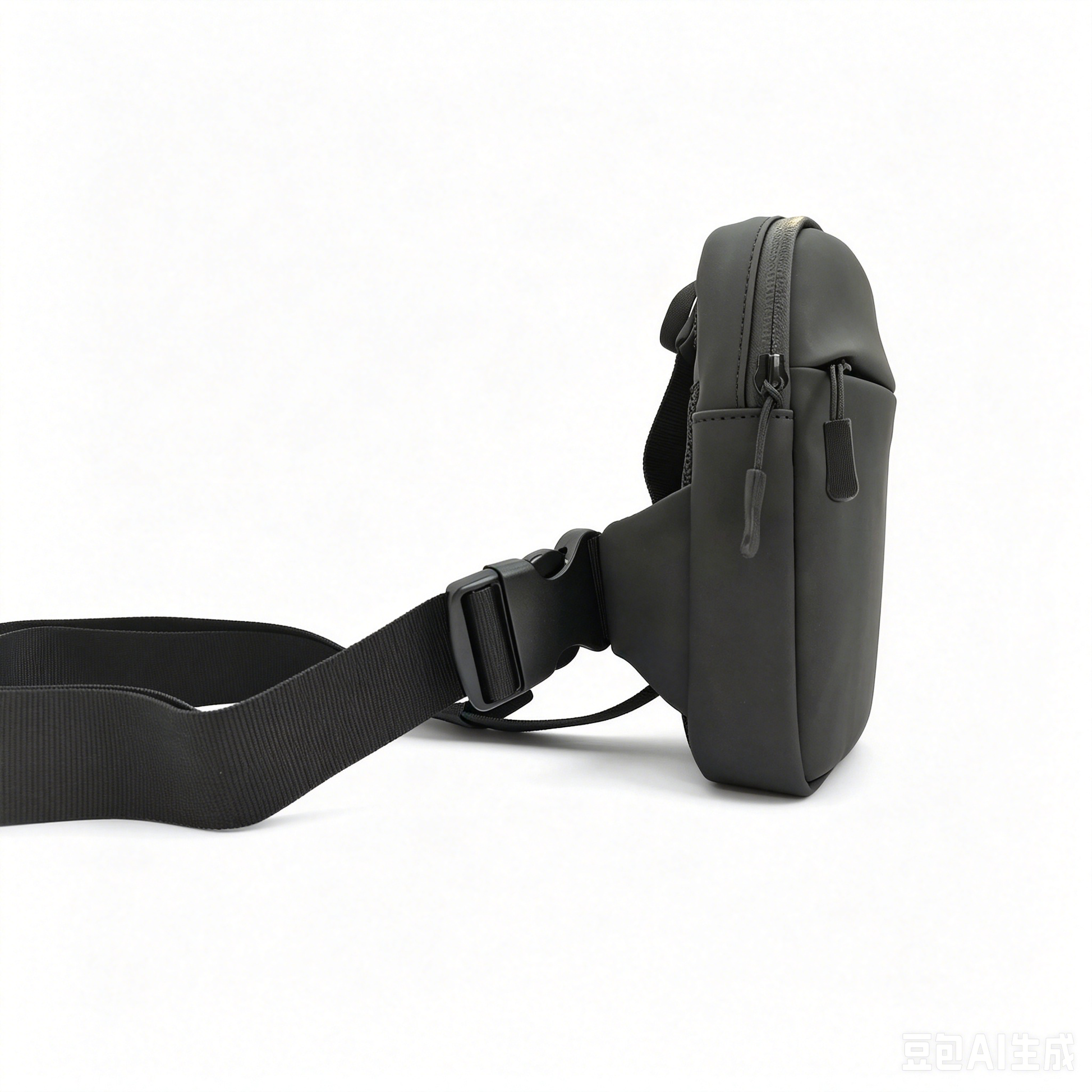 Waterproof Mini Crossbody Phone Bag, Simple Solid Color Waist Pouch - FANSONG