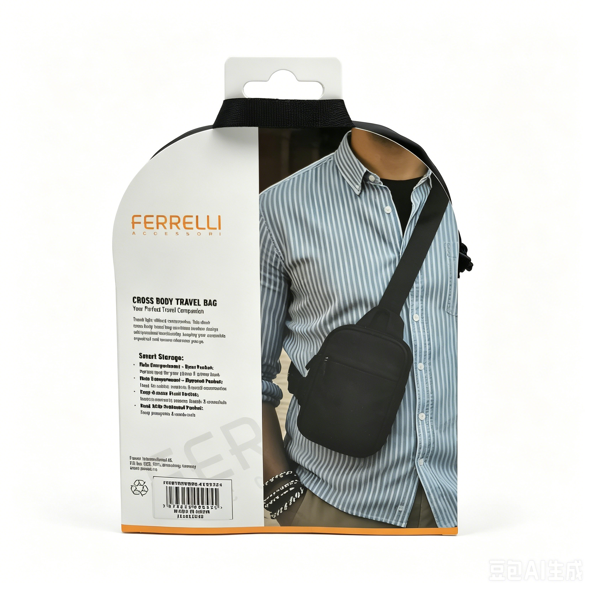 Waterproof Mini Crossbody Phone Bag, Simple Solid Color Waist Pouch - FANSONG